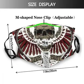 Warcraft Reutilizable Mascarilla Affliction_american Told-Maske-Ansigt Maske Med Filtre