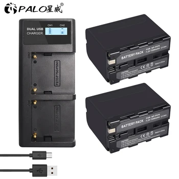7200mah NP-F960 NP-F970 NP-F960 NP-F970 F950 Batteri USB-Oplader Til Sony PLM-100 CCD-TRV35 MVC-FD91 MC1500C L10 TR555 VX22