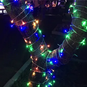 YIYANG Indendørs LED lampFiesta De Navidad 300LED 30M 220V/110V Dekoration Flerfarvet farverige String Lys bryllup New Year Party