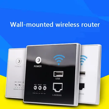 300Mbps 220V AP Relæ Smart Wireless WIFI repeater extender Væggen 2.4 Ghz-Indbygget Router Panel usb-stik rj45