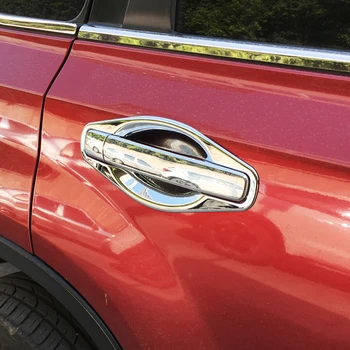 Til Nissan X-Trail T31 Tilbehør 2008-2013 ABS Krom dørhåndtag Skål Side Døren Protector Sticker dækker trim Bil Styling 8STK