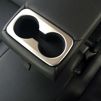 For Hyundai Tucson-2020 Carbon Fiber Farve Bil Interiør Bagsæde Vand Kopholder Rammen Dækker Trim Dekorativt Mærkat