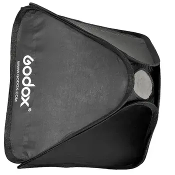 Godox Softbox 80x80 cm Diffuser Reflektor for Speedlite Flash Lys Professionelle Foto Studie-Flash Kameraets Flash Passer Bowens Elinchrom