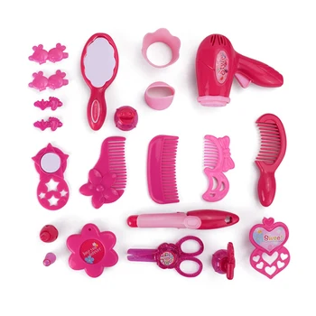Simuleret Kosmetiske Værktøj Frisør Værktøj Børn, tilbehør, makeup legetøj Dressing og makeup-Toy Sæt Familie legetøj Gaver