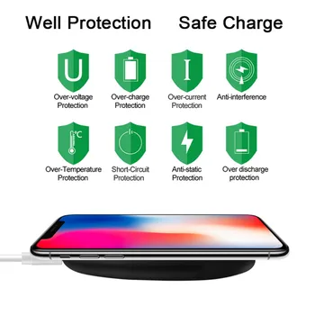 For Samsung A51 Qi Trådløse Oplader Mobiltelefon Trådløs Opladning Pad Til Samsung Galaxy A11 A21s A31 A41 A71 Telefon Tilbehør