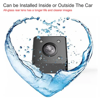 5.18 Tommer Touch Sscreen 1080P Bil DVR Dash Kameraet Automatisk bakspejl Digital Dual Linse Kørsel Video-Optager Parkering Skærm