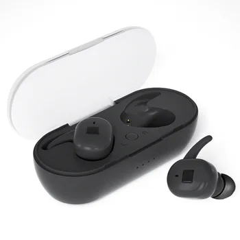 Bluetooth Headset Tryk TWS Sport Udendørs Hovedtelefoner Trådløse Ørestykket Øretelefoner, Hovedtelefoner Headset 5.0 Med Opladning Auriculares