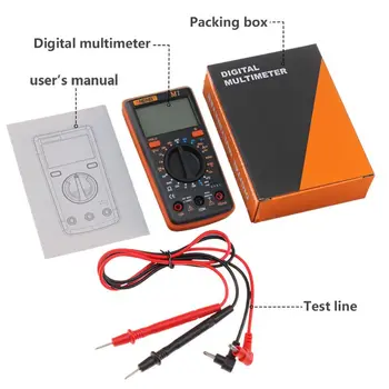 Håndholdte Digitale Multimeter AC/DC Spænding Strøm Modstand Transistor Test Kontinuitet Multimetre