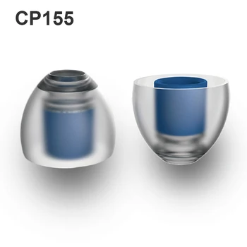 SpinFit CP155 Silikone ørepropper til Hovedtelefon Udskiftning 5,5 MM Dyse Dia Større Lyd Ledende Rør DUNU