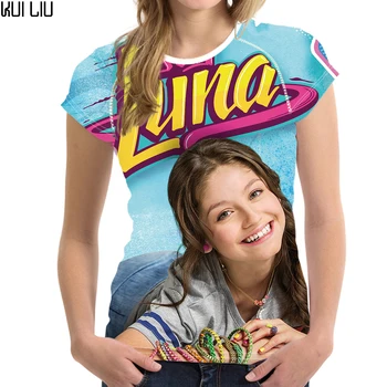 Tilpassede Soja Luna Print Kvinder T-Shirt Damer Mode kortærmet Sommer t-Shirt Kvindelige Kawaii Tshirt til Teen Piger Klud