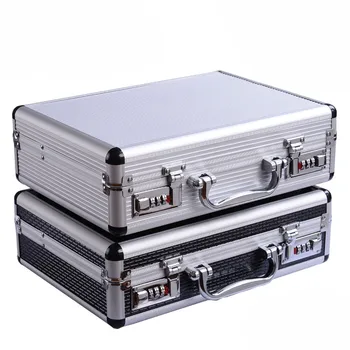 Bærbare password værktøjskasse multi-funktion Kuffert opbevaring tilfælde, aluminium Sikkerhed instrument, udstyr tilfældet med svamp
