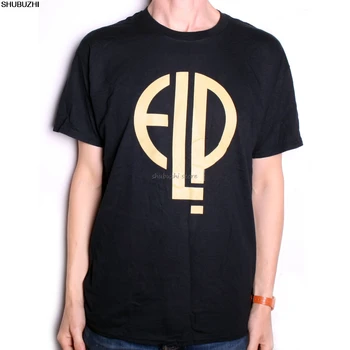 Emerson Lake & Palmer T-Shirt - Klassisk Logo Officielle Prog Rock T-shirt ELP sbz1279