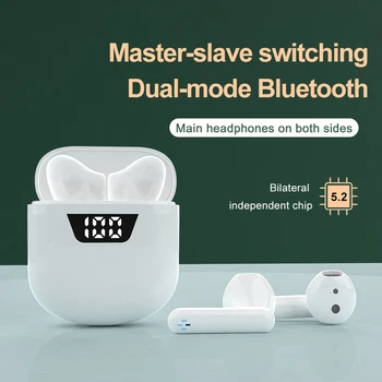 TWS Mini-V5.0 Bluetooth Hovedtelefoner Ægte Trådløse Hovedtelefoner 3D Stereo Øretelefoner Dobbelt Mikrofon Headset
