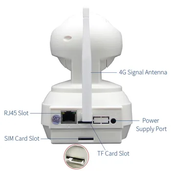 1080P 3G 4G SIM-Kort 2.0 Megapixel HD P2P-Netværk, der PT Trådløst IP-Kamera, 2-Vejs Audio-IR Night Vision TF Kort Indendørs