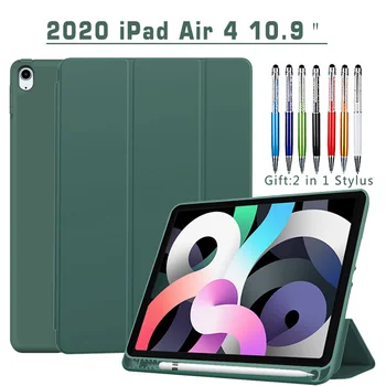 Magnetisk cover Til iPad Luft 4 2020 10.9 tommer flip tilfældet med Blyant Holder Til Apple iPad, Air 4th generation Stå læder cover