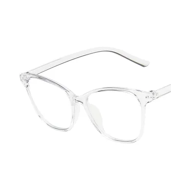 2021 Vintage Cat Eye Dame Brillestel Mode Anti Blå Lys Briller Kvinder Klare Briller Lunette De Vue Homme