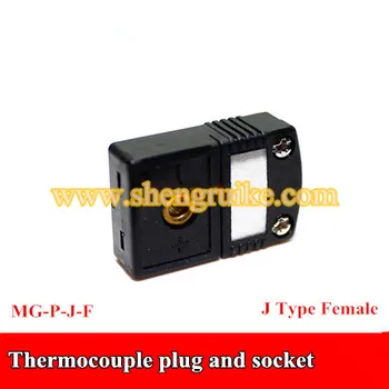 J Type mini-termoelement stik fladskærms-pin mandlige og kvindelige