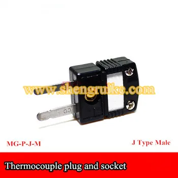 J Type mini-termoelement stik fladskærms-pin mandlige og kvindelige