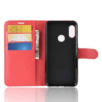 Telefon Dækker Redmi 6 Pro Tegnebog Book Sag Tilbage Dække For Xiaomi Redmi Note 6 Pro Globale Version Flip PU Læder Tilfælde KONSMART