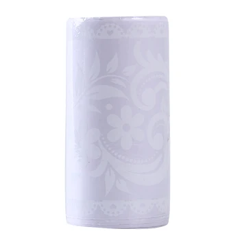 White Lace Gennemsigtige Aftagelige Tapet Border Shop Display Vindue Klistermærke Badeværelse Spejl Dekorativ Krone