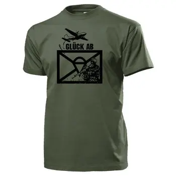 Nyhed Hip-Hop, Rock T-Shirts til Mænd Gluck Ab Deutscher Fallschirmjager Bundeswehr Bund Bw G3 Transall-T-Shirt #17001Muscle Shirt