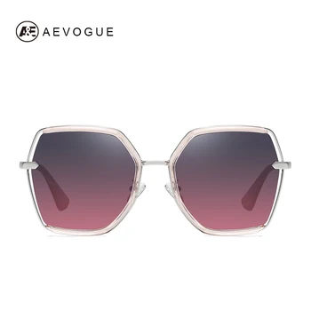AEVOGUE Nye Kvinder, Mode, Rejser Polygon Polariserede Solbriller Kørsel Udendørs Gradient Linse Oversize Briller UV400 AE0828