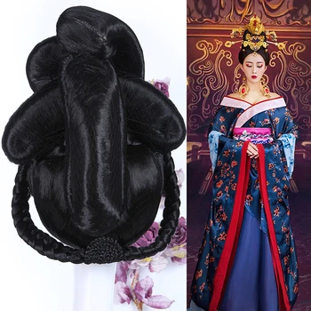 Tang-Dynastiet Prinsesse Kejserinde Hår paryk og Hår Tilbehør til TV Plat Gong Ji Xin