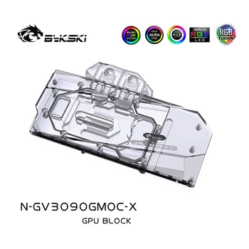 Bykski Watercooler For GIGABYTE Geforce RTX 3080 GAMING OC 3X 10G ,3090 EAGLE OC 24G ,Fuld Dækning Vand Blok, N-GV3090GMOC-X