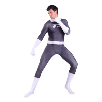 DANNY PHANTOM 3D-print mænd Cosplay Kostume DANNY PHANTOM Zentai Superhelte Dragt, Bodysuit Jumpsuits anime kostumer holloween