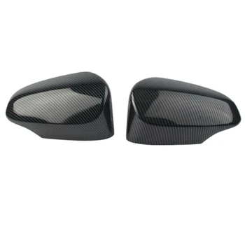 2stk kulfiber Side Rear View Mirror Cover Trim for Toyota Corolla-18