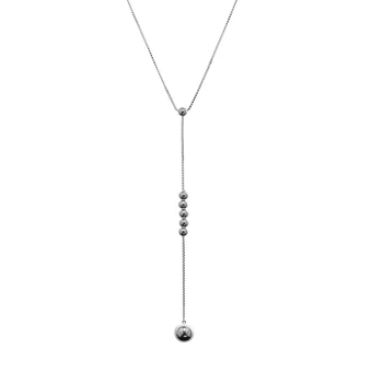 Ægte 925 Sterling Sølv kæde af Perler, Halskæde, der Passer til Halskæde til Kvinder Gave Elsker Hustru Collares De Moda Kolye