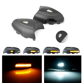 For Volkswagen Tiguan MK1 2008-2016 Dynamisk LED-blinklys Blinklys Lys 2stk Bil Pyt Lampe Side sidespejl Indikator
