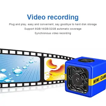 Mini Kamera, 1080P Sensor, nattesyn Videokamera Motion FX01 Sport Udendørs Action Kamera DV Video