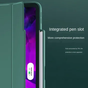 For iPad Pro 12.9 4th Generation 2020 Tilfælde Fold PU Læder Smart taske Til iPad Pro 11 2020 2019 2018 Dække med Blyant Indehaveren