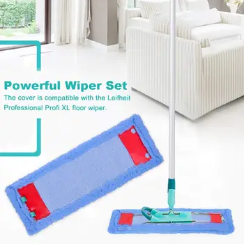 Microfiber Puder Kompatibel med Leifheit Moppe, Klud, Børste, Absorberende Cleaning Wipes Erstatning Dække