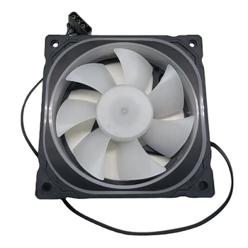 NYE multi-tilstande RGB Tilfælde cirkel ventilator ventilator automatisk skifte støtte sync 120mm 12cm Med RGB-LED-Ring Til pc Køler