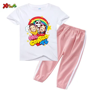 Baby Piger Tøj Sæt 2020 Sommer Pige Tøj Mig Sty Te T Shirt Børn, Der Passer Lort+Anti Myg Bukser Casual Børn Kostume