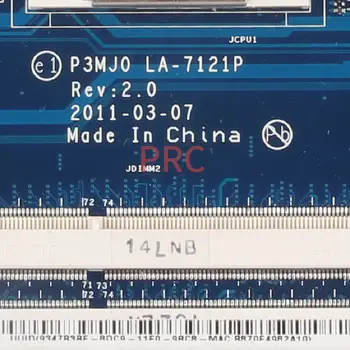 P3MJ0 LA-7121P Til ACER Aspire 3830 3830G HM65 Notebook bundkort MBRFQ02002 HM65 N12P-GS-A1 DDR3 Laptop Bundkort
