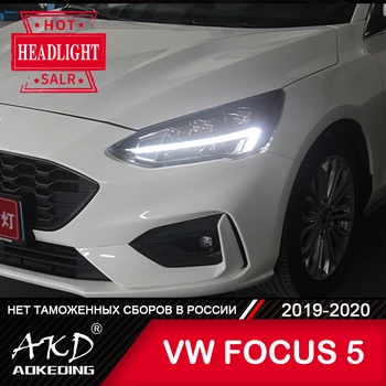 Hoved Lampe Til Bil 2019 nye Ford Focus 5-Forlygter tågelygter Kørelys KØRELYS H7 LED Bi-Xenon Pære Tilbehør til Bilen