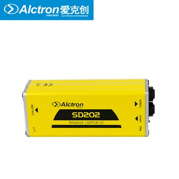 Alctron SD202 passiv Direkte box, stereo, mono -, DI-boks til akustisk guitar, bas, keyboard støjreduktion