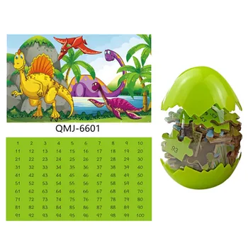 Dinosaur Puzzle, Træ Puslespil, 60 Stykker Puslespil for Kids 3 År+Dino Legetøj Dreng puslespil baby legetøj rompecabezas игрушки