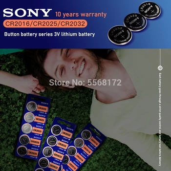 10STK Sony Original CR1616 Knap Celle Batteri Til Ure, Bil Fjernbetjening Nøgle cr 1616 ECR1616 CR1616-1W 3v Lithium Batterier