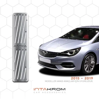 Opel Astra K Chrome Fodhviler Pedal - 2019 Chrome Styling Tilbehør Modificeret Bil Inde I Chrome Pedal