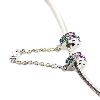 Charms 925 Sølv Oprindelige Buer af Kærlighed Kæde Kvinde DIY Armbånd Smykker at Gøre naturlige sten perler Til smykkefremstilling