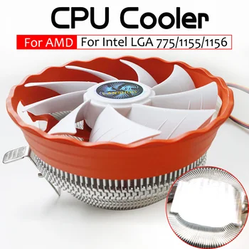 CPU Køler Blæser 12V Hydraulisk Leje Heatsink RGB-Fan Computer PC Tilfældet Cooling Køler for Intel LGA 775 1150 1155 1156 AMD1150