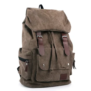 Mænd ' s rygsæk vintage canvas rygsæk skoletaske kvinders rejsetasker stor kapacitet rygsæk taske i høj kvalitet