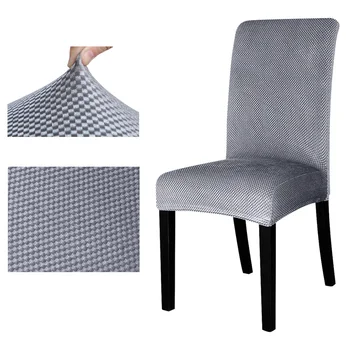 Jacquard mønster Universal stol dække strækning sæde Stol Dækker Protector Slipcover til Hotel La banket hjem dekoration