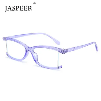 JASPEER Trendy Blå Lys Blokering Briller Rammer Kvinder Retro Anti Blå Briller Mænd Computeren Briller Læsning af Optiske Billeder