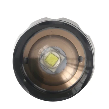 Z12 LED Lommelygte A100 XML T6 LED L2 Bærbare taktisk lys Brænder vandtæt lygte 5-Tilstande Zoom til Camping Ridning Lys