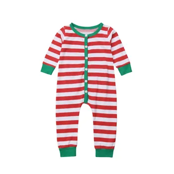 Pudcoco Nye Baby Piger Drenge Jul Pyjamas Sæt Børne Nattøj Nattøj Pj ' s Outfits baby pige dreng jul xmas xmas romper